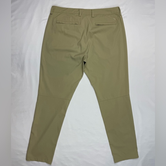 Tommy Bahama Mens IslandZone Golf Pants 35 x 31 Khaki/Tan Tapered Stretch B7 - Picture 2 of 10